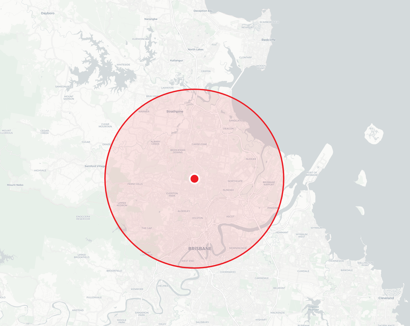 Brisbane Budget Bumper Repairs service area covering Brisbane's north side